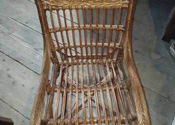 Fotelik bujany z wikliny