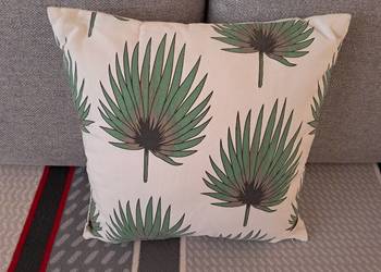 Poduszka dekoracyjna w zielone liście, nowa, do sprzedania