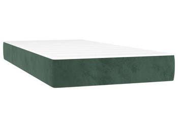 Materac kieszeniowy ciemnozielony 80x210x20 cm aksamit WM-4016561