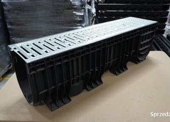 Odwodnienie liniowe A15 26x30cm polipropylenowe z rusztem OC