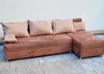 Narożnik Rozkladany Z Funkcją Spania SOFA wersalka Łóżko kanapa TRANSPORT