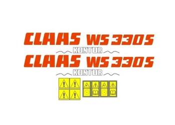 Naklejki oklejenie naklejka - CLAAS WS330S KONTUR Zamiennik
