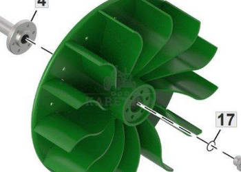 John Deere X9 1100 Wentylator Osłona CZĘŚCI AXE88276 AXE91698 AXE88278
