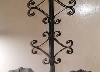 wiszący świecznik stalowy