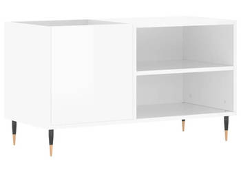 Szafka na płyty wysoki połysk biała 85x38x48 cm WM-831694