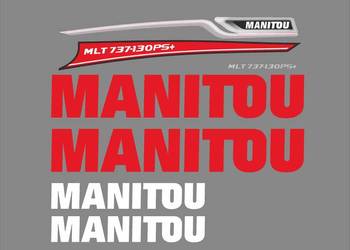 Naklejki Manitou ML 737 - 130 PS - Mocne- odporne lamiant UV