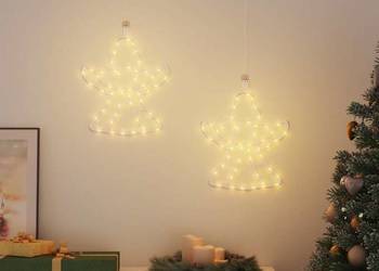 vidaXL Lampki świąteczne sylwetka anioła, 2 szt., 50(SKU:4019600)