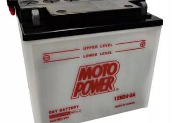 Akumulator motocyklowy MotoPower 12N24-3A 12V 24Ah 200A P+