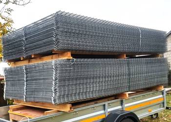 Nowe Przęsła Ogrodzeniowe Metalowe OCYNKOWANE 153x250cm fi 3,8mm