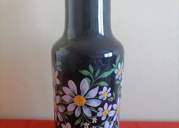 Wazon Duży Ceramiczny Kobaltowy Tułowice 1970