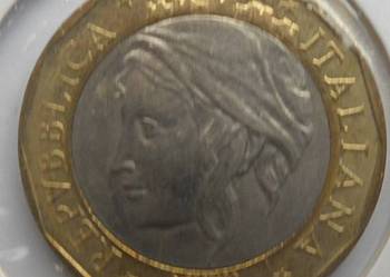 WŁŁOCHY-1000 LIRÓW-1998 r-BIMETAL-