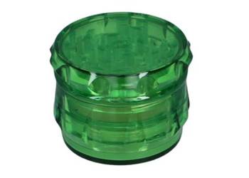 Elegancki Plastikowy Młynek do Suszu CBD Tytoniu 4-Częściowy Zielony