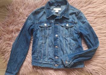 Świetna kurtka jeansowa katana H&M 34 bawełna