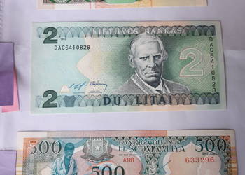 Banknot kolekcjonerski Somalia, Litwa, Sri Lanka