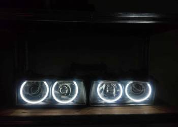BMW E36 Lampy NOWE Bosch Soczewka+Ringi Cotton Regeneracja Reflektory super