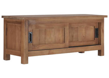 Szafka pod TV 90 x 30 x 35 cm lite drewno tekowe WM-286275