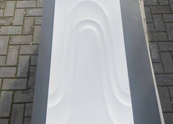 Glazura / płytka ścienna drip mat blanco 39,8x119,8 SALONI