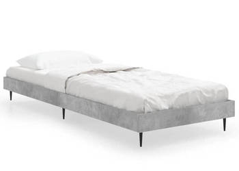 Rama łóżka szarość betonu materiał drewnopochodny 75x190 cm WM-832313