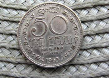 Cejlon 50 Cent 1963r