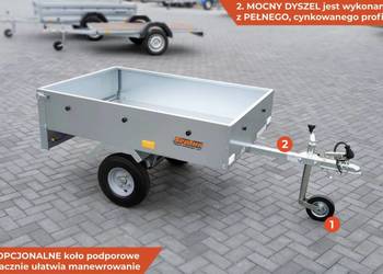 Przyczepka Neptun N5-145 city mała przyczepka do quada i gastronomii