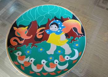 Stara porcelana patera bajki czerwony kapturek