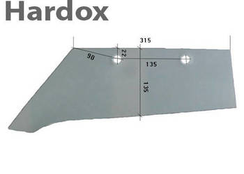 Lemiesz 300hektarów HARDOX SSPNB/L części do pługa RABEWERK