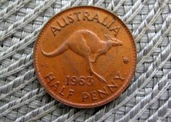 Australia 1/2 Pensa 1963r