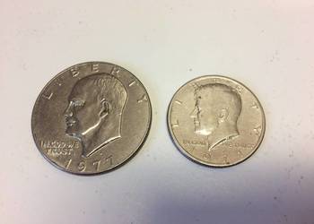 USA moneta 1 dolar / półdolarówka - obiegowe