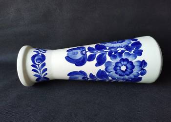 Stary wazon w kwiaty fajans Koło, PRL