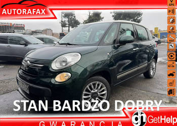 Fiat 500L L 1.4 Turbo Lounge, Klimatronic 2-stref, 2 kpl. kół, Kamera, PDC