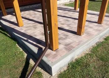 Pod basen płytki chodnikowe 30x30x3 do altany, garażu, deska