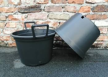 Doniczki 20 L Szerokie 39cm z uchwytami Zagnańsk 20LSPB