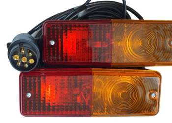 Zestaw lamp tylnych do przyczepy, przyczep rolniczych 6M