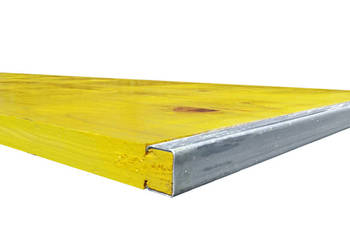 Płyta szalunkowa trójwarstwowa okuta typ C 21X500X2500mm