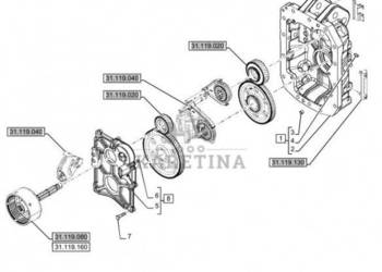 New Holland T6070 T7230 Obudowa 84192850