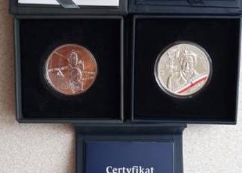 Sprzedam kolekcje 7 sztuk srebrnych monet z certyfikatami NBP