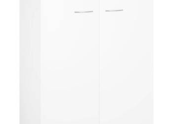 Szafka biała 60x30x75 cm materiał drewnopochodny WM-800729