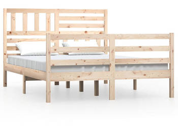 Rama łóżka bez materaca lite drewno 160x200 cm WM-3101098
