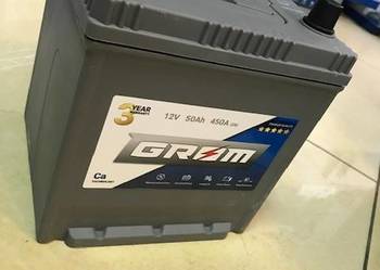 Akumulator GROM Premium 50Ah 450A Jap P+ * 3LATA GWARANCJI*