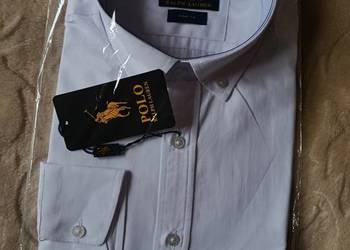 Koszula męska Ralph Lauren - bawełniana, biała rozmiar M