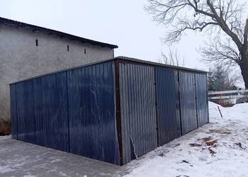 Garaże blaszane -bramy garażowe, skręcane, ocynkowane lub w kolorze,montaz