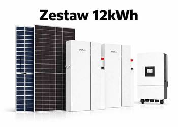 Zestaw budżetowy 12kWh LV (panele, inwerter 3 fazy, magazyn 28,6 kWh)