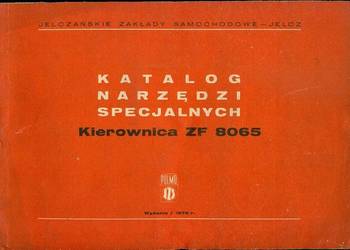 Katalog narzędzi specjalnych kierownica ZF 8065 78 rok