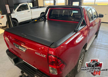 Roleta Zwijana Zabudowa Paki Aluminiowa MANUAL TOYOTA HILUX 2015+ 4x4