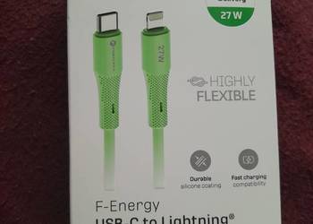 Kabel Forcell F-Energy USB-C do Lightning 27W 100cm