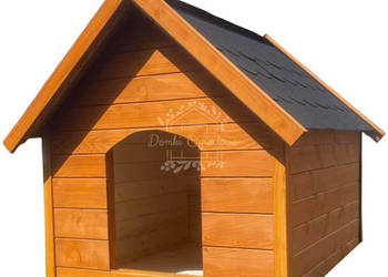 Buda dla psa Rozmiar "L" - Pinia - Dach dwuspadowy ID830