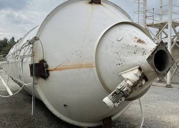 Silos Zbiornik 60 ton z podajnikiem Silos Zbiornik 60 ton z podajnikiem