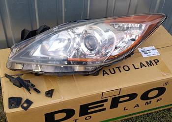 Lampa reflektor lewy przód Mazda 3