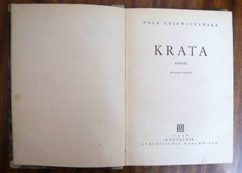 Pola Gojawiczyńska - Krata - 1948