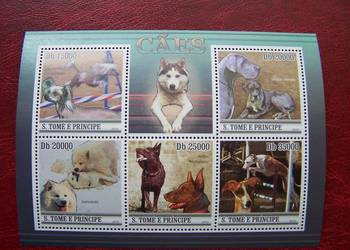 Wyspy Św. Tomasza 2010 MNH Zwierzęta Fauna Psy
